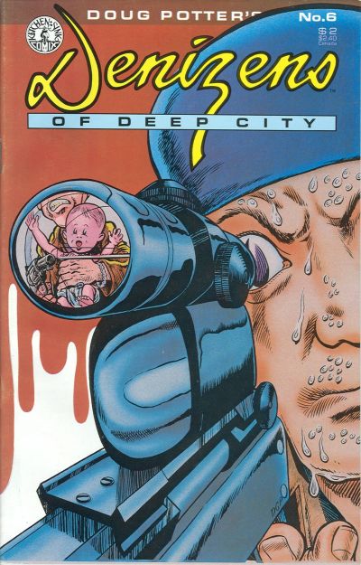 Cover for Denizens of Deep City (Kitchen Sink Press, 1988 series) #6