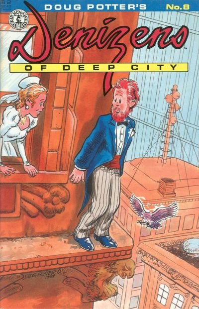 Cover for Denizens of Deep City (Kitchen Sink Press, 1988 series) #8