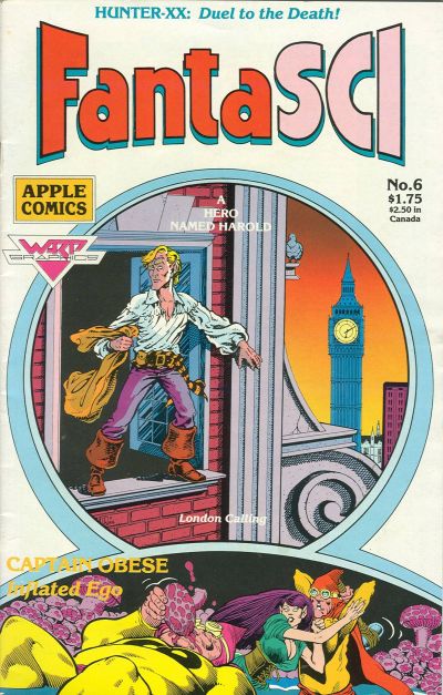 Cover for Fantasci (Apple Press, 1986 series) #6