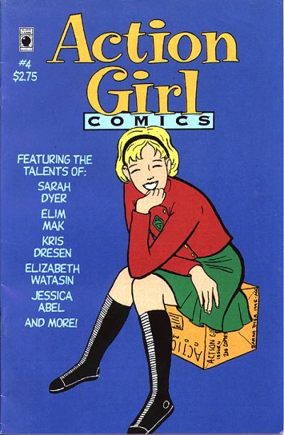 Cover for Action Girl Comics (Slave Labor, 1994 series) #4