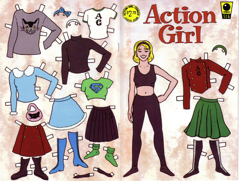 Cover for Action Girl Comics (Slave Labor, 1994 series) #9