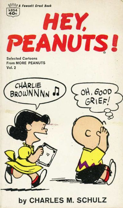 Cover for Hey, Peanuts! (Crest Books, 1962 series) #k854