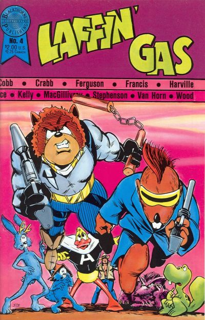 Cover for Laffin' Gas (Blackthorne, 1986 series) #4