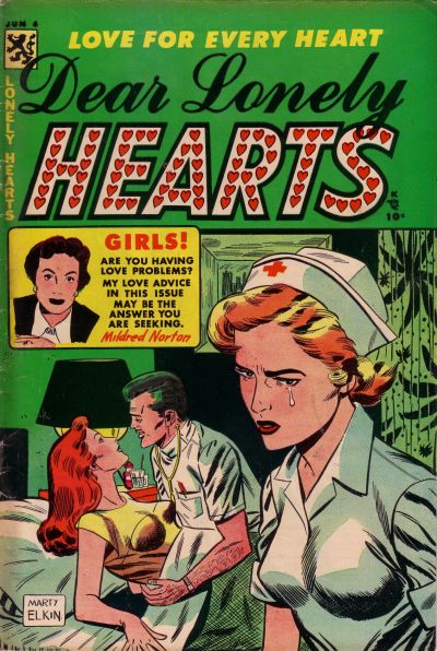 Cover for Dear Lonely Hearts (Comic Media, 1953 series) #6