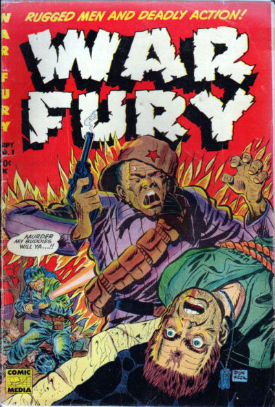 Cover for War Fury (Comic Media, 1952 series) #1
