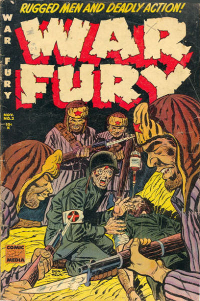Cover for War Fury (Comic Media, 1952 series) #2