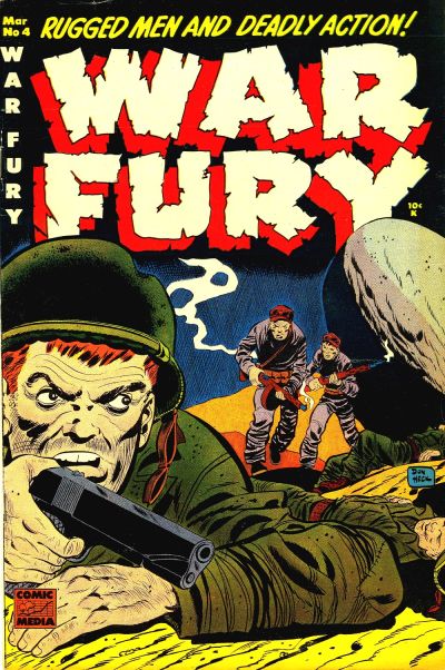 Cover for War Fury (Comic Media, 1952 series) #4