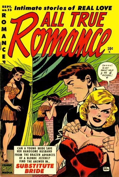 Cover for All True Romance (Comic Media, 1951 series) #13