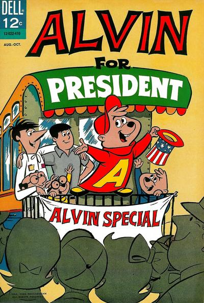 Cover for Alvin for President (Dell, 1964 series) #[nn]