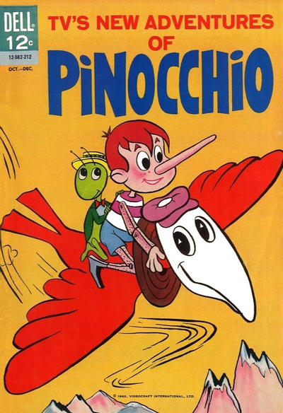 Cover for The New Adventures of Pinocchio (Dell, 1962 series) #[1]