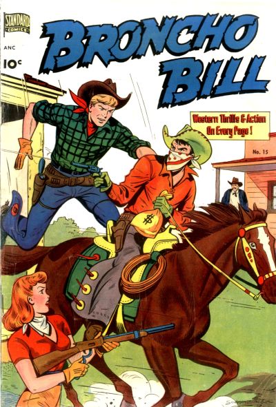 Cover for Broncho Bill (Pines, 1947 series) #15