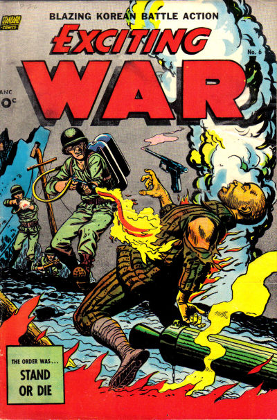 Cover for Exciting War (Pines, 1952 series) #6