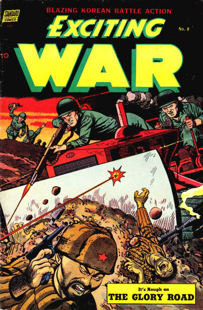 Cover for Exciting War (Pines, 1952 series) #8