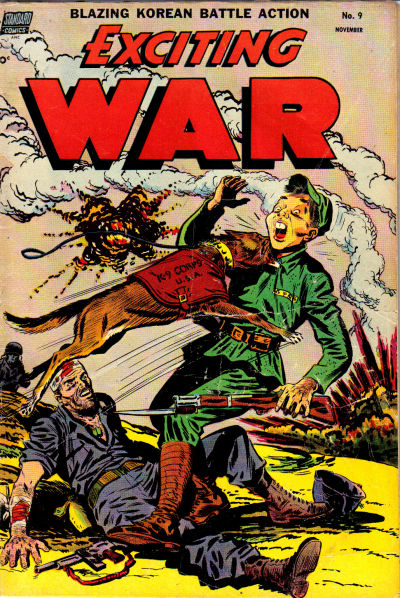Cover for Exciting War (Pines, 1952 series) #9