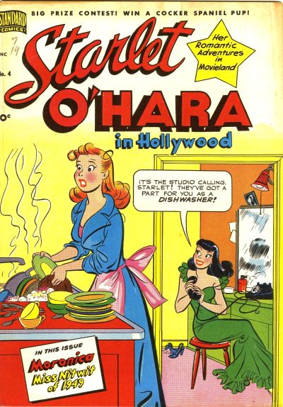 Cover for Starlet O'Hara in Hollywood (Pines, 1948 series) #4