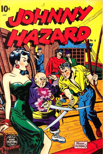 Cover for Johnny Hazard (Pines, 1948 series) #6