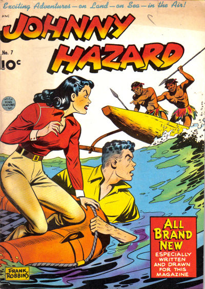 Cover for Johnny Hazard (Pines, 1948 series) #7