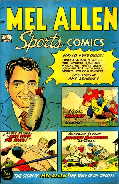 Cover for Mel Allen Sports Comics (Pines, 1949 series) #1 (5)