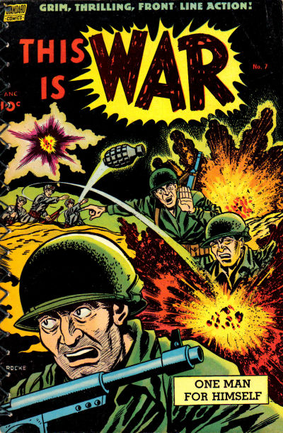 Cover for This Is War (Pines, 1952 series) #7