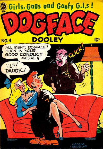 Cover for Dogface Dooley (Magazine Enterprises, 1951 series) #4 [A-1 #53]