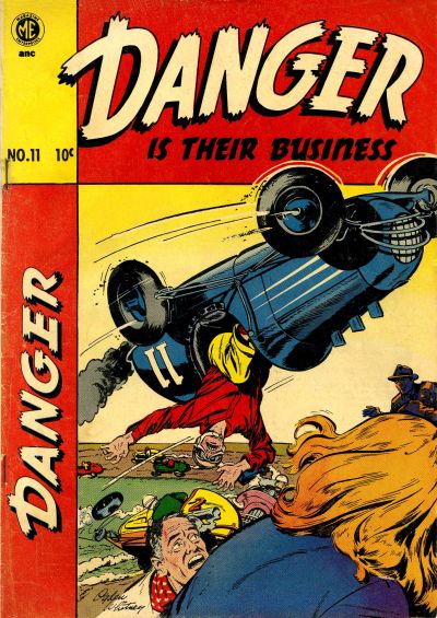 Cover for Danger is Their Business (Magazine Enterprises, 1952 series) #11