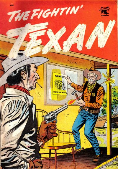 Cover for The Fightin' Texan (St. John, 1952 series) #16