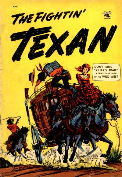 Cover for The Fightin' Texan (St. John, 1952 series) #17