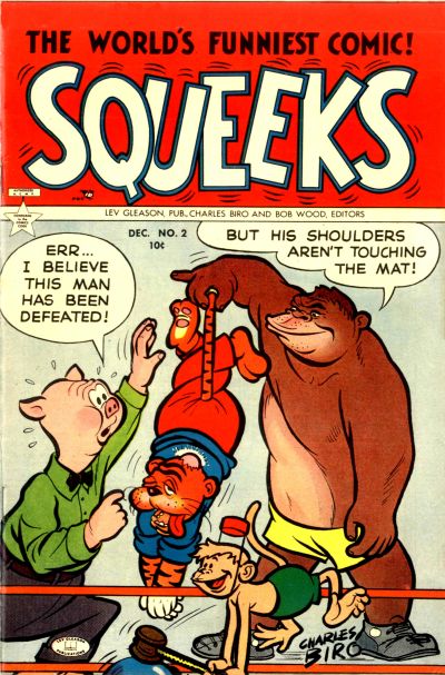 Cover for Squeeks (Lev Gleason, 1953 series) #2