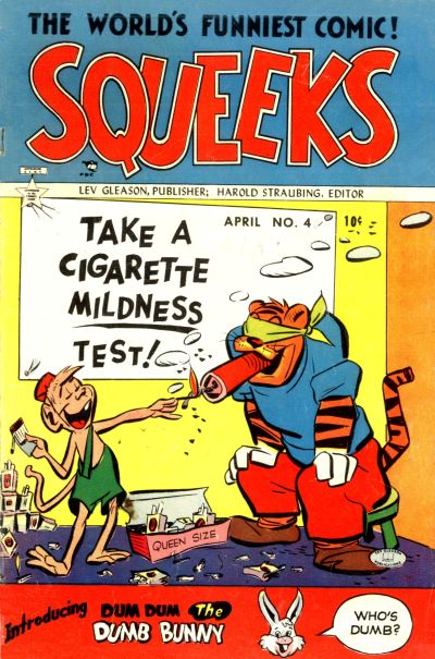 Cover for Squeeks (Lev Gleason, 1953 series) #4