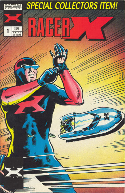 Cover for Racer X (Now, 1988 series) #1 [Direct]
