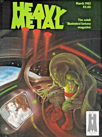 Cover for Heavy Metal Magazine (Heavy Metal, 1977 series) #v6#12