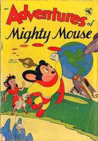 Cover for Adventures of Mighty Mouse (St. John, 1952 series) #7