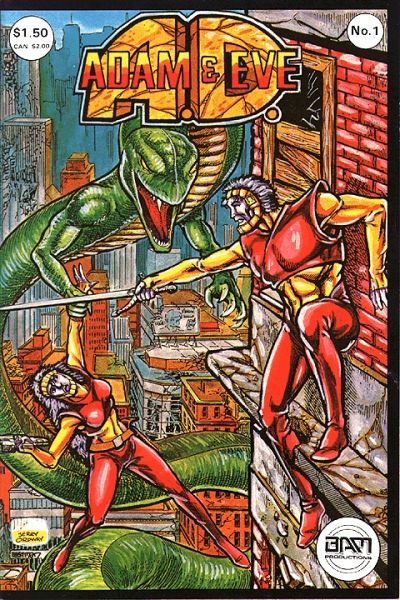 Cover for Adam and Eve A.D. (BAM Productions, 1985 series) #1