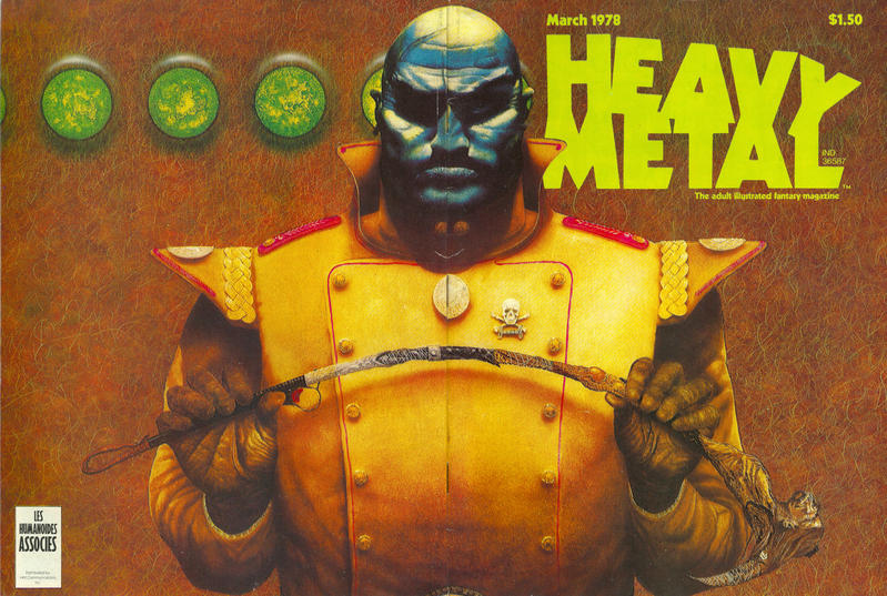 Cover for Heavy Metal Magazine (Heavy Metal, 1977 series) #v1#12