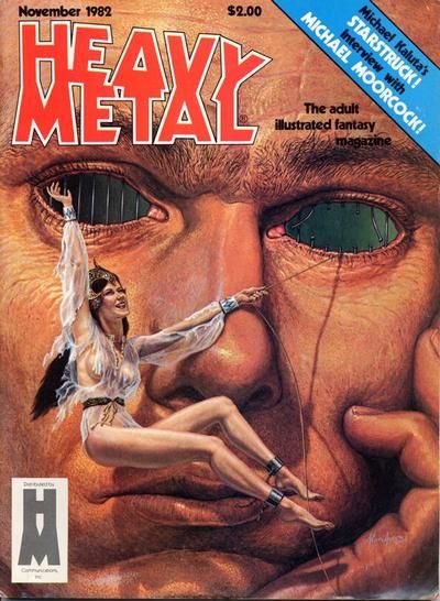 Cover for Heavy Metal Magazine (Heavy Metal, 1977 series) #v6#8