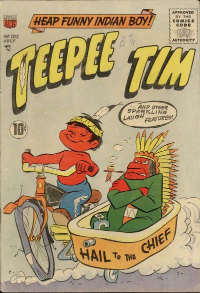 Cover for Teepee Tim (American Comics Group, 1955 series) #102
