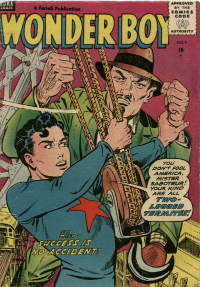 Cover for Wonder Boy (Farrell, 1955 series) #18