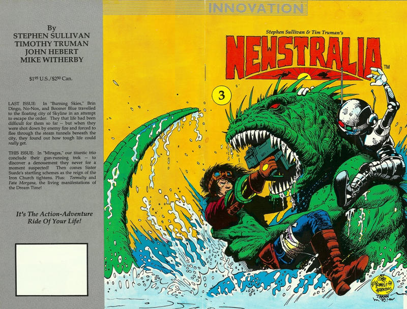Cover for Stephen Sullivan & Tim Truman's Newstralia (Innovation, 1989 series) #3