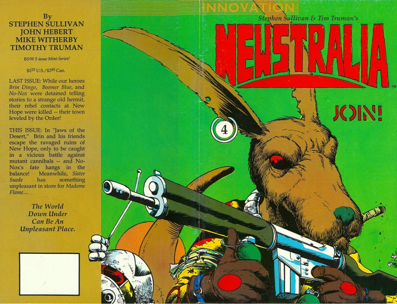 Cover for Stephen Sullivan & Tim Truman's Newstralia (Innovation, 1989 series) #4