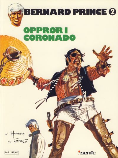 Cover for Bernard Prince (Semic, 1979 series) #2 - Opprør i Coronado
