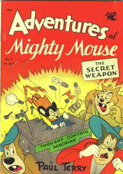 Cover for Adventures of Mighty Mouse (St. John, 1952 series) #4