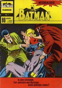 Cover Thumbnail for Batman Classics (Classics/Williams, 1970 series) #1