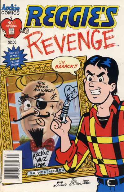 Cover for Reggie's Revenge! (Archie, 1994 series) #1 [Newsstand]