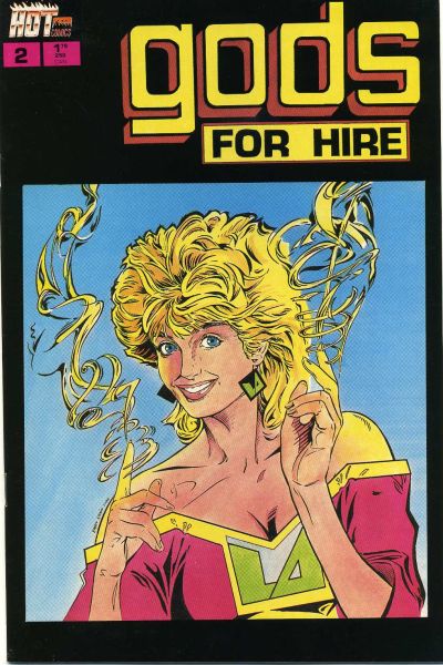 Cover for Gods for Hire (Hot Comics International, 1986 series) #2