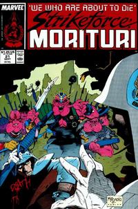 Cover Thumbnail for Strikeforce: Morituri (Marvel, 1986 series) #21