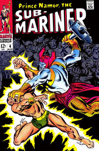 Cover for Sub-Mariner (Marvel, 1968 series) #4