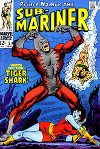 Cover Thumbnail for Sub-Mariner (Marvel, 1968 series) #5