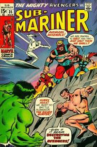 Cover for Sub-Mariner (Marvel, 1968 series) #35