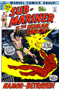 Cover for Sub-Mariner (Marvel, 1968 series) #44