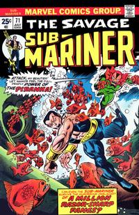 Cover for Sub-Mariner (Marvel, 1968 series) #71